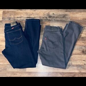 Jeans bundle Wrangler and Levi’s